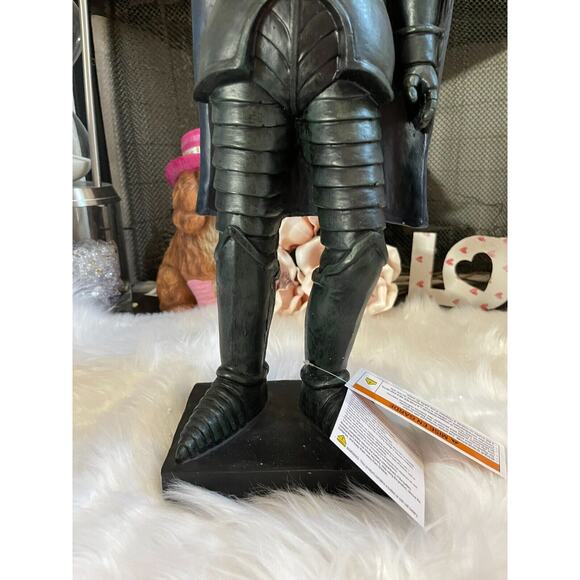 Halloween 15" Sleepy Hollow Headless Horseman Soldier Knight LED Light Up Statue - Picture 4 of 5